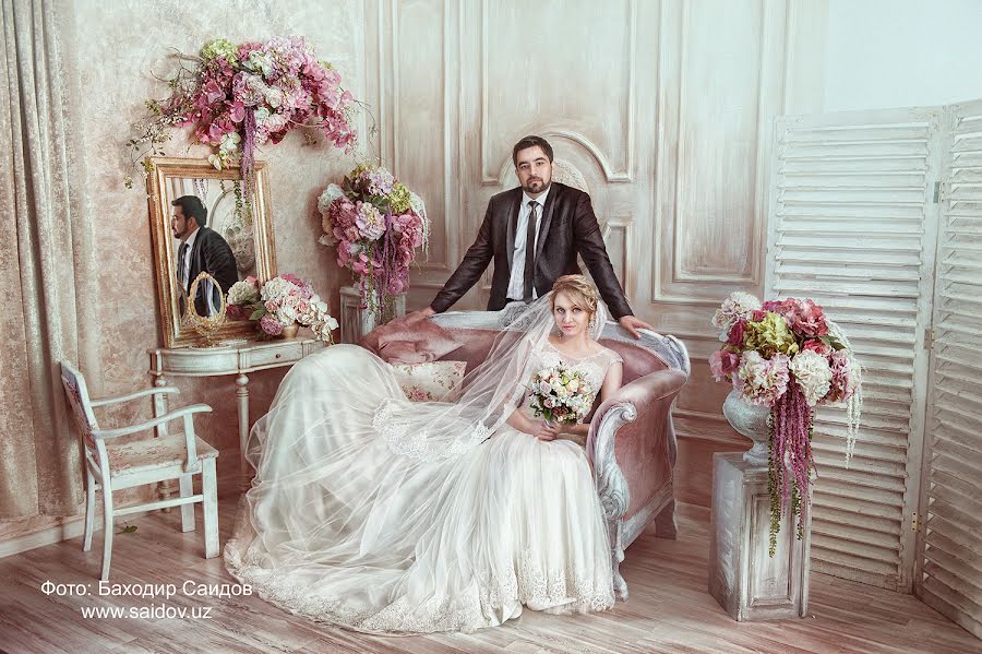 Photographe de mariage Bakhodir Saidov (saidov). Photo du 29 avril 2016