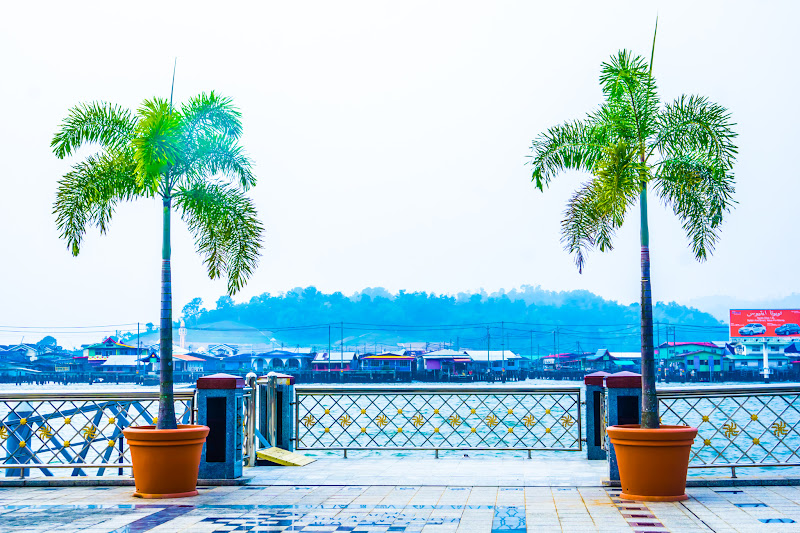 Brunei Water taxi stands