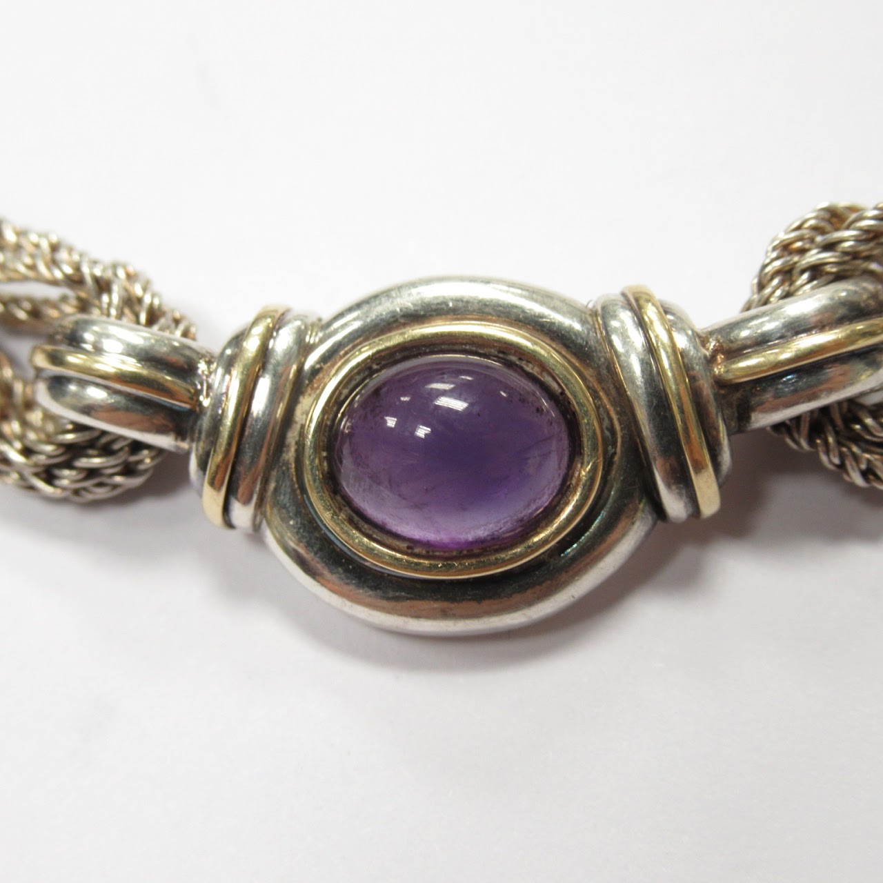 Tiffany & Co. Sterling and Amethyst Necklace