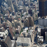 view from the empire state building in New York City, United States 