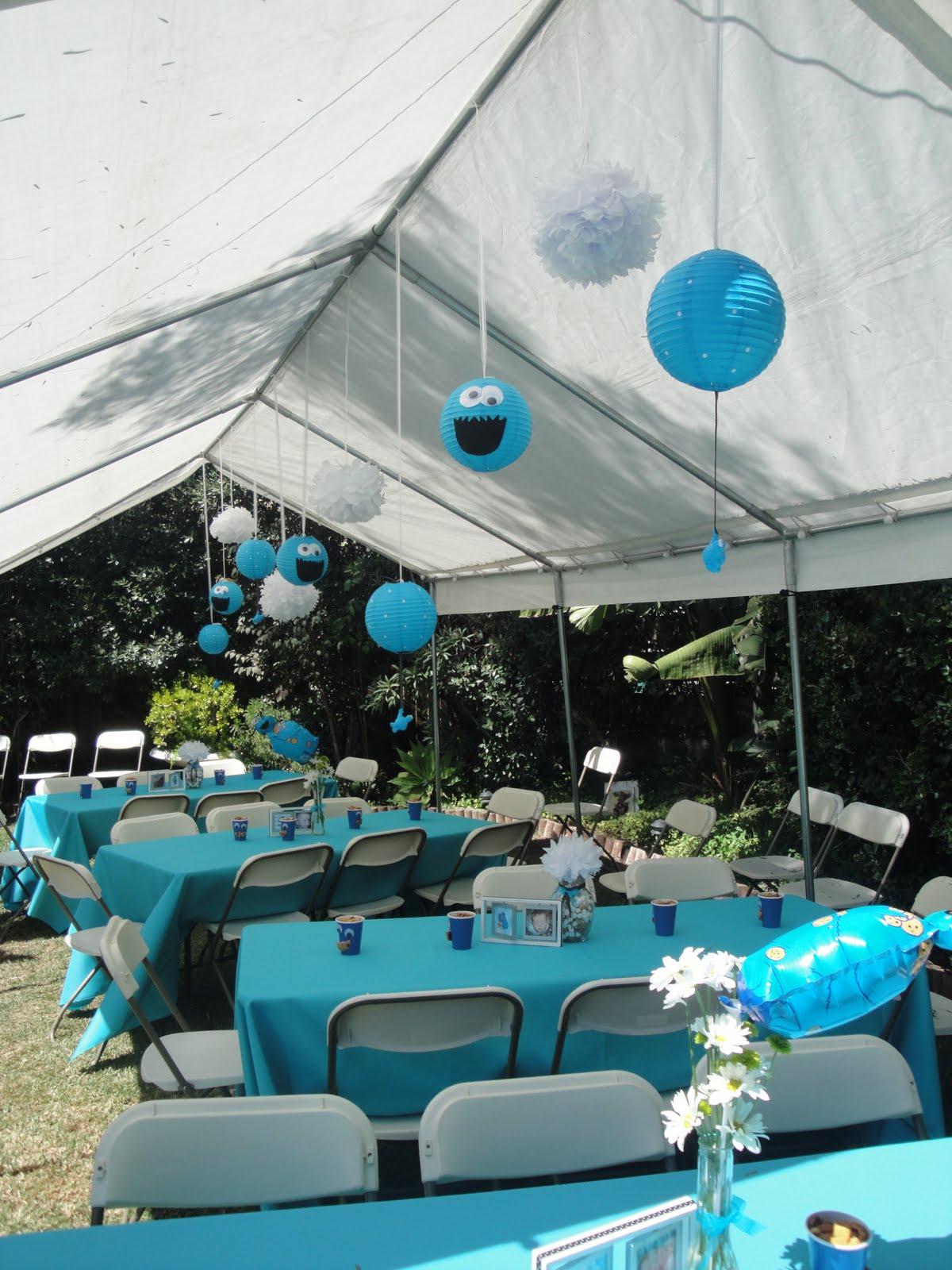 Wedding tents with paper 