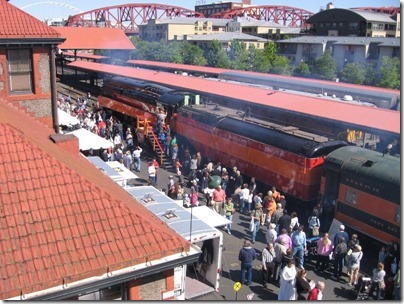 IMG_6047 Southern Pacific Daylight GS-4 4-8-4 #4449 at Union Station in Portland, Oregon on May 9, 2009