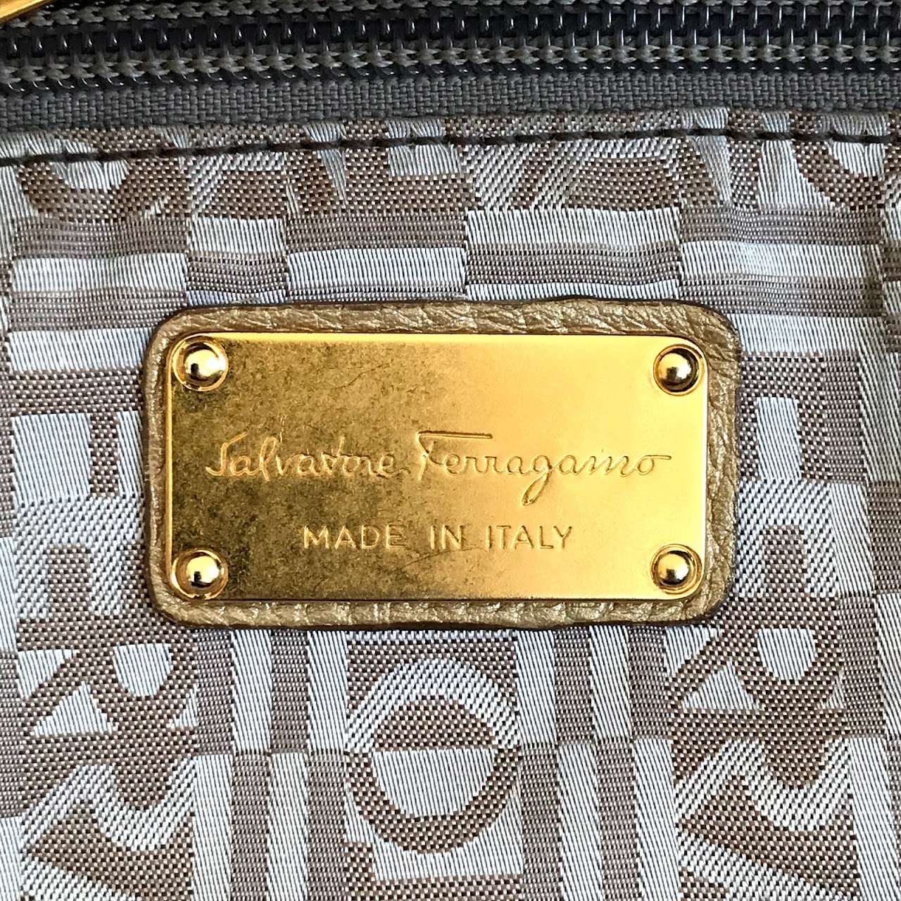 Salvatore Ferragamo Metallic Bag