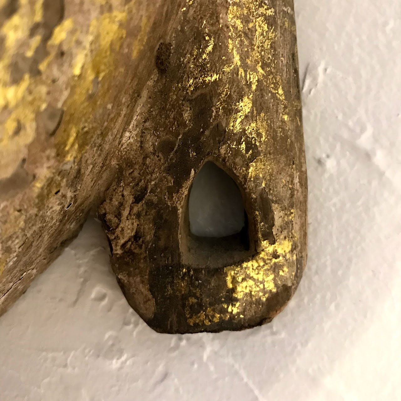 Carved and Gilded Buddha Head