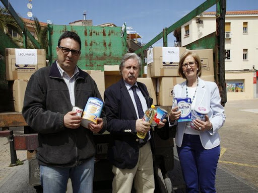 El Banco de alimentos de Getafe recibe la donación de cerca de 850 kilos de alimentos del Ayuntamiento de Cubas de la Sagra