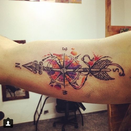 compass tattoo