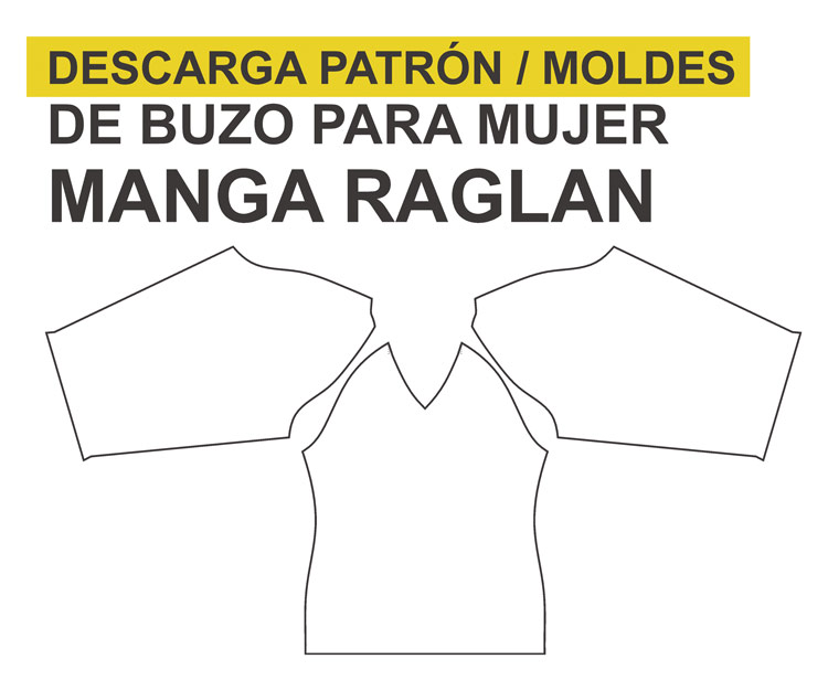 Mordería Buzo para Mujer Manga Raglan