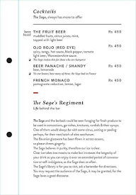 Cafe White Sage menu 4