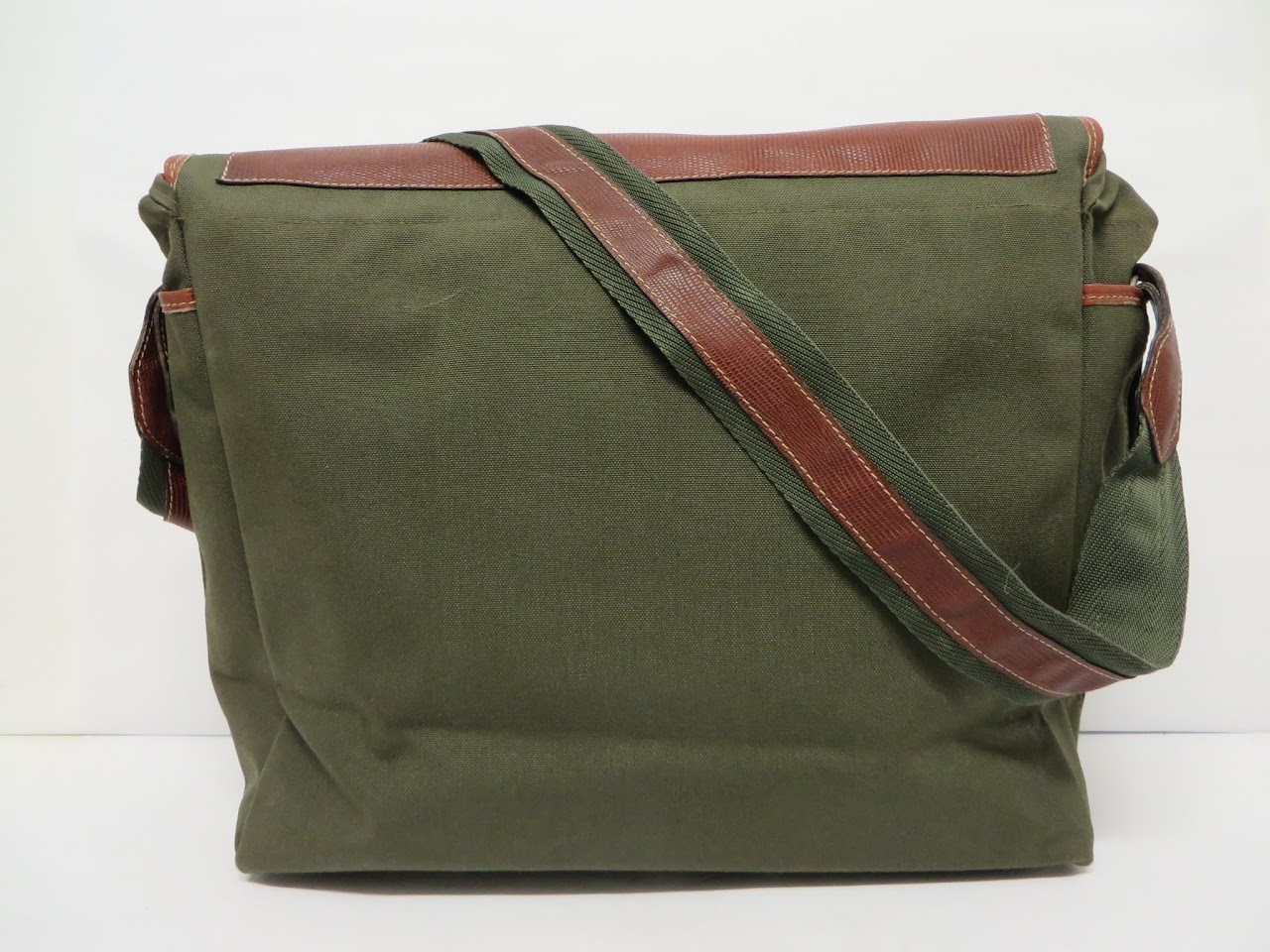 Hardy Amies Forest Green Messenger Bag