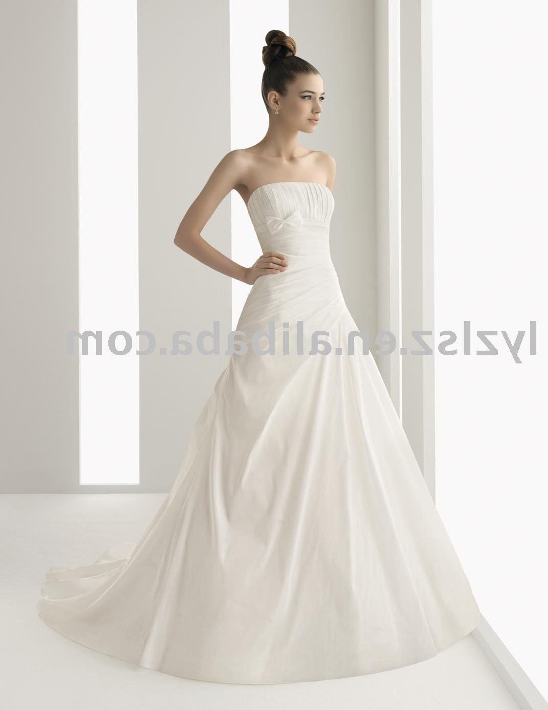 strapless wedding dresses 2000