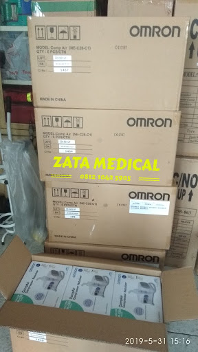 Nebulizer omron alat inhalasi terapi asma dan lainya di cibubur ciracas jakarta timur