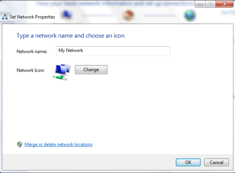 วิธีเปลี่ยนชื่อเครือข่ายรวมถึงไอคอนของเครือข่ายใน Windows 7