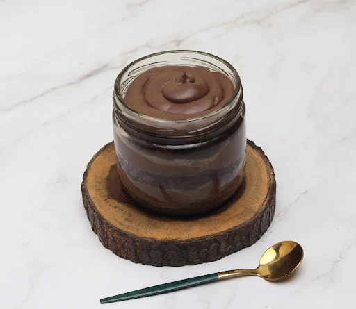 Belgium Chocolate Jar Cake