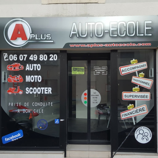 Auto école A plus logo