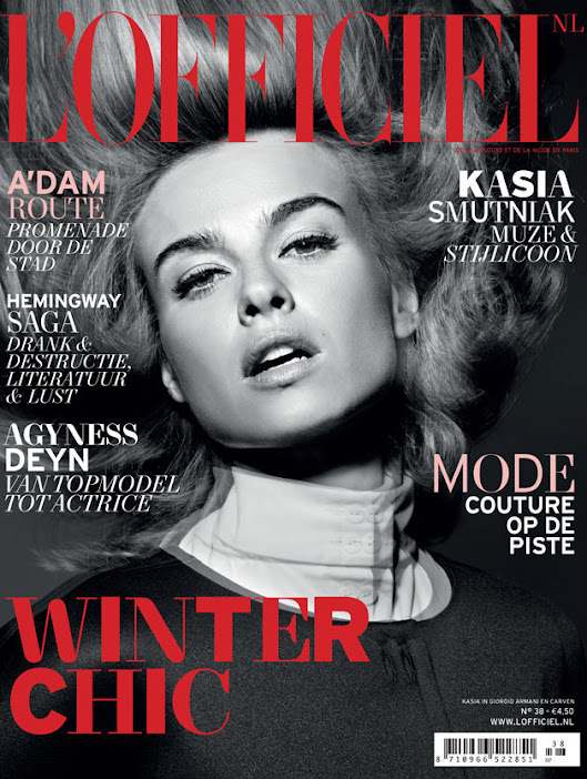 L’Officiel Holanda – Diciembre 2012 -  Kasia Smutniak by Lorenzo Bringheli