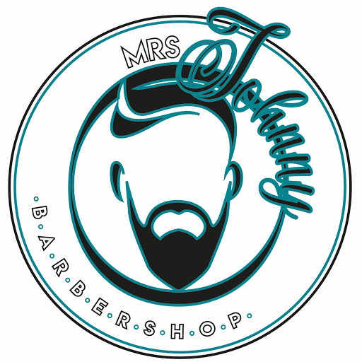 Mrs. Johnny | Barbershop logo