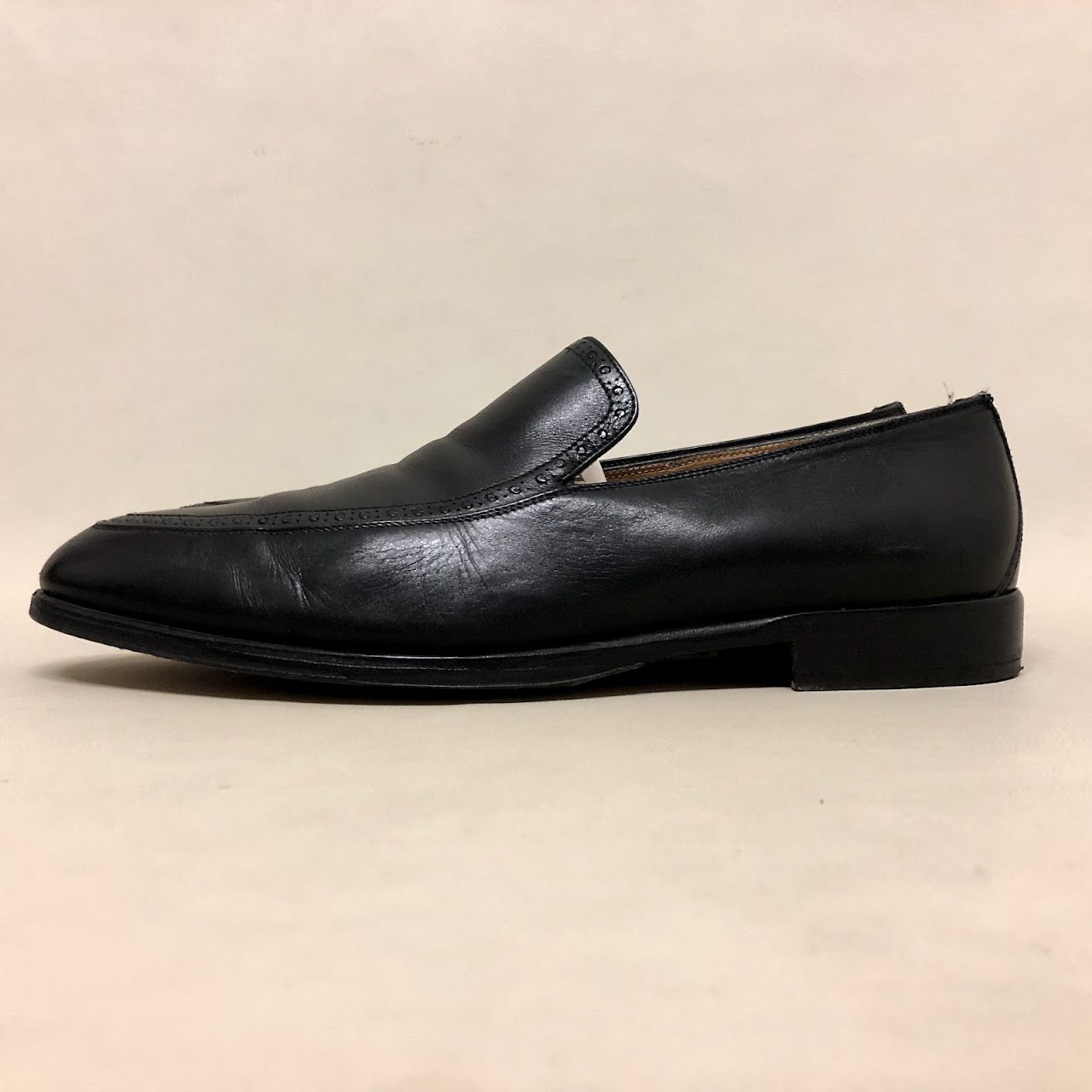 Gucci Black Leather Loafers