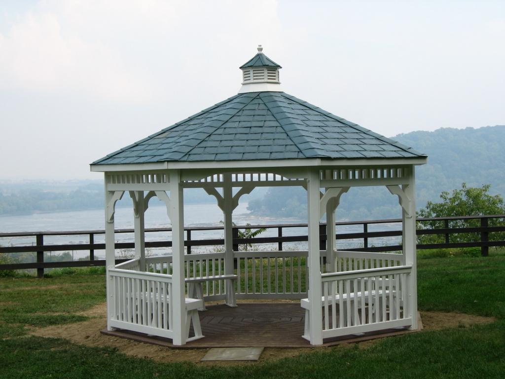 gazebo On the southwest edge