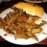 broodje shawarma, a Dutch staple dish these days in IJmuiden, Netherlands 