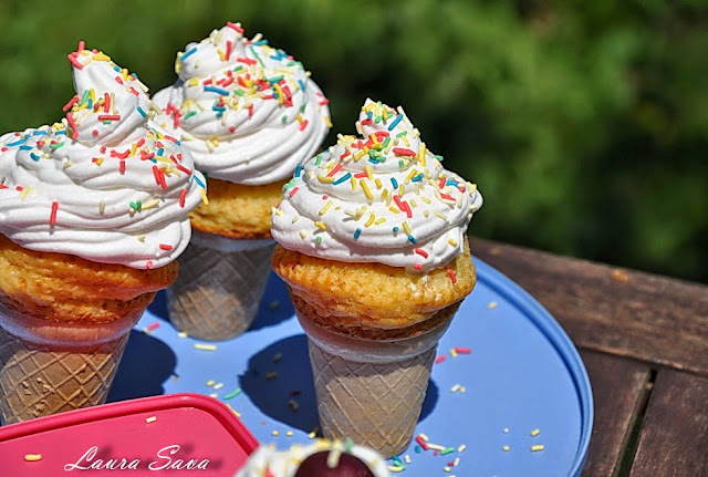 Ice Cream Cone Cupcakes