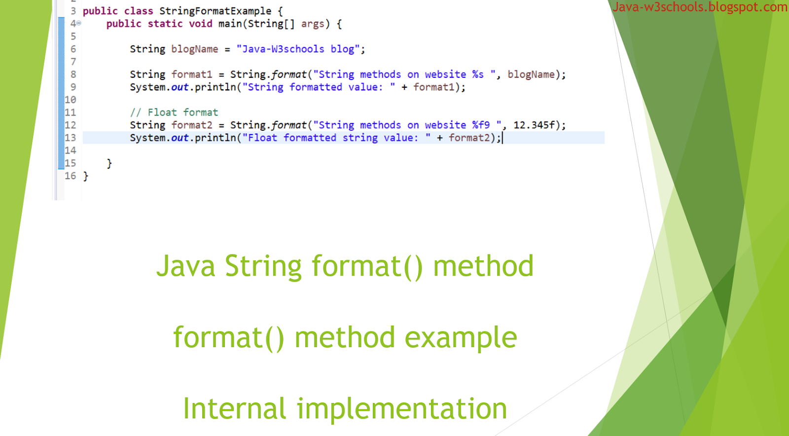 String Format Method In Java With Example Internal Implementation