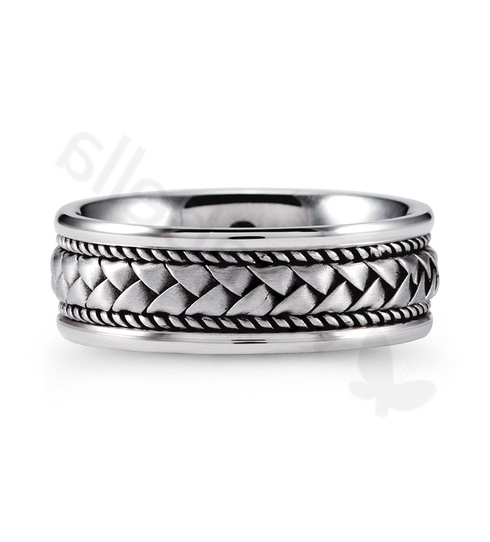 select this ring for your wedding. This gorgeous 14k white gold band has