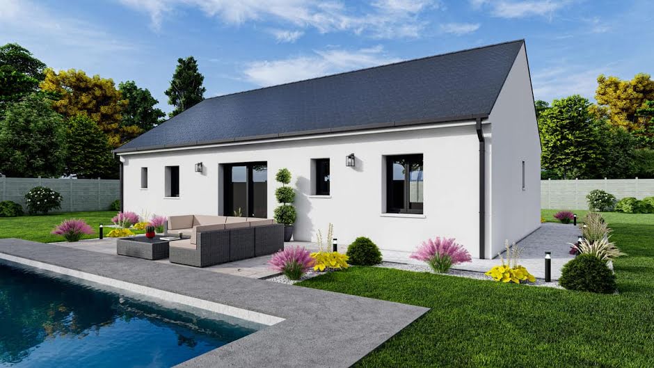 Vente maison neuve 4 pièces 68 m² à Saint-Flovier (37600), 171 950 €