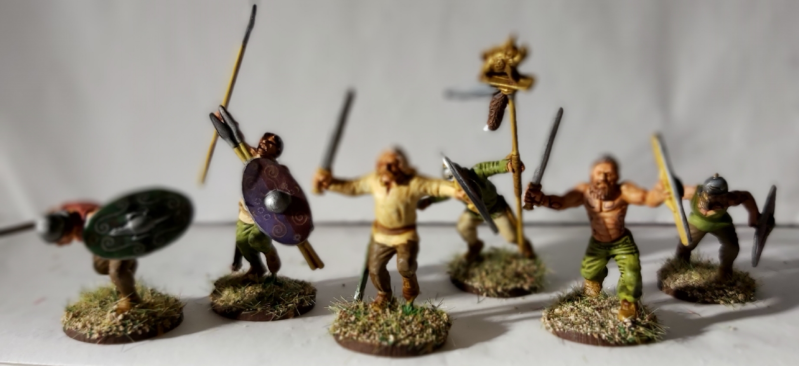 Baron's War Footsore Viking Shieldmaidens Saga 28mm Historical Wargame  Miniature