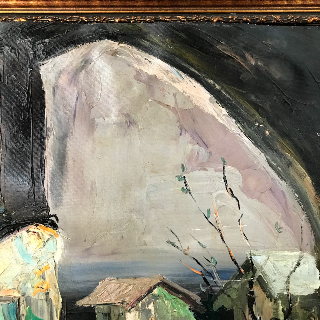 Alexander Kirk Signed Expressionist Oil Painting