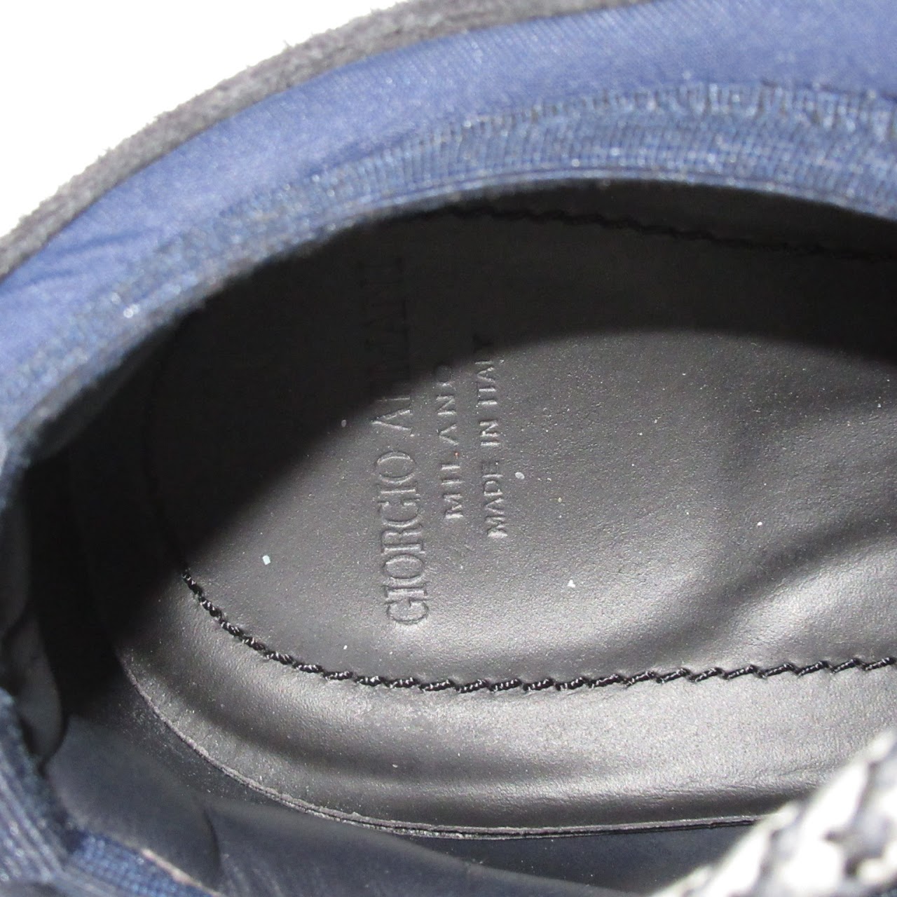 Giorgio Armani Navy Sneakers