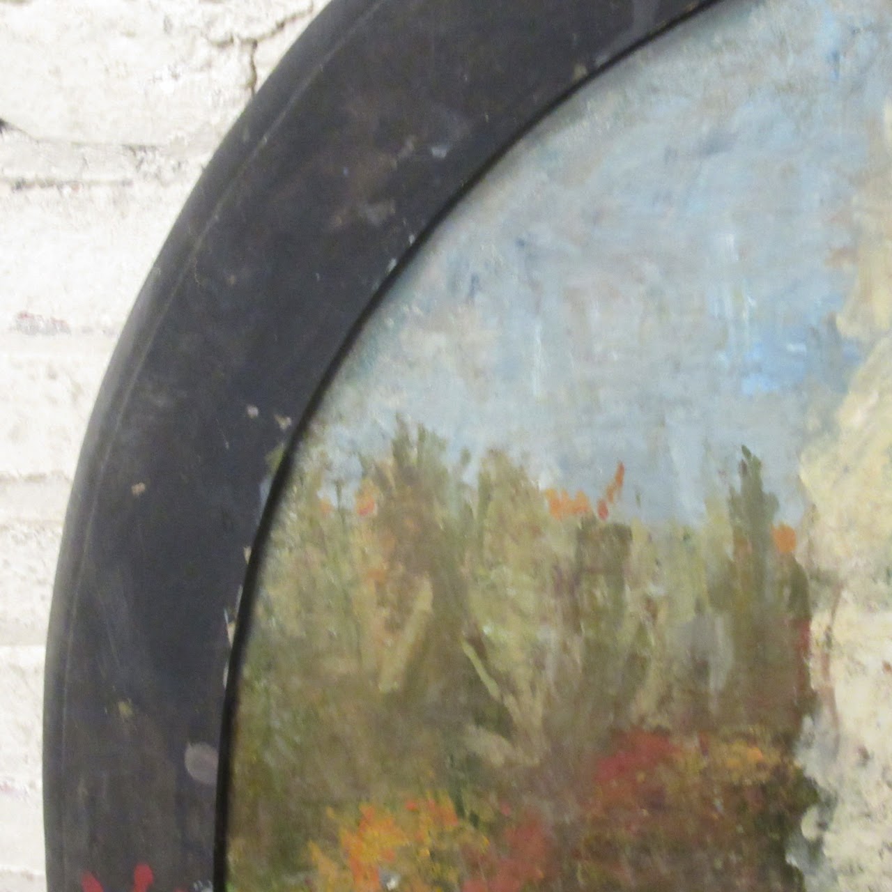 David Moriarty Signed Oil & Encaustic Painting