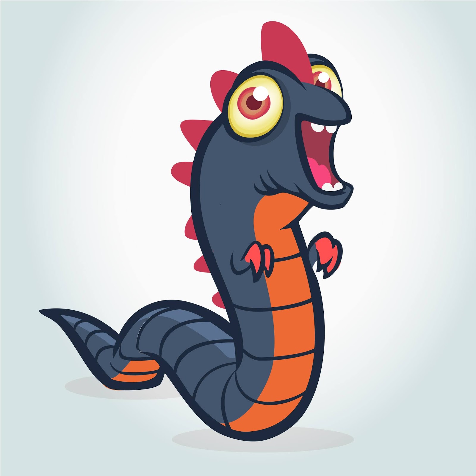 Funny Cartoon Monster Smiling Free Download Vector CDR, AI, EPS and PNG Formats Funny Cartoon Monster Smiling Free Download Vector CDR, AI, EPS and PNG Formats