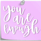 Item logo image for You Are Enough Watercolor