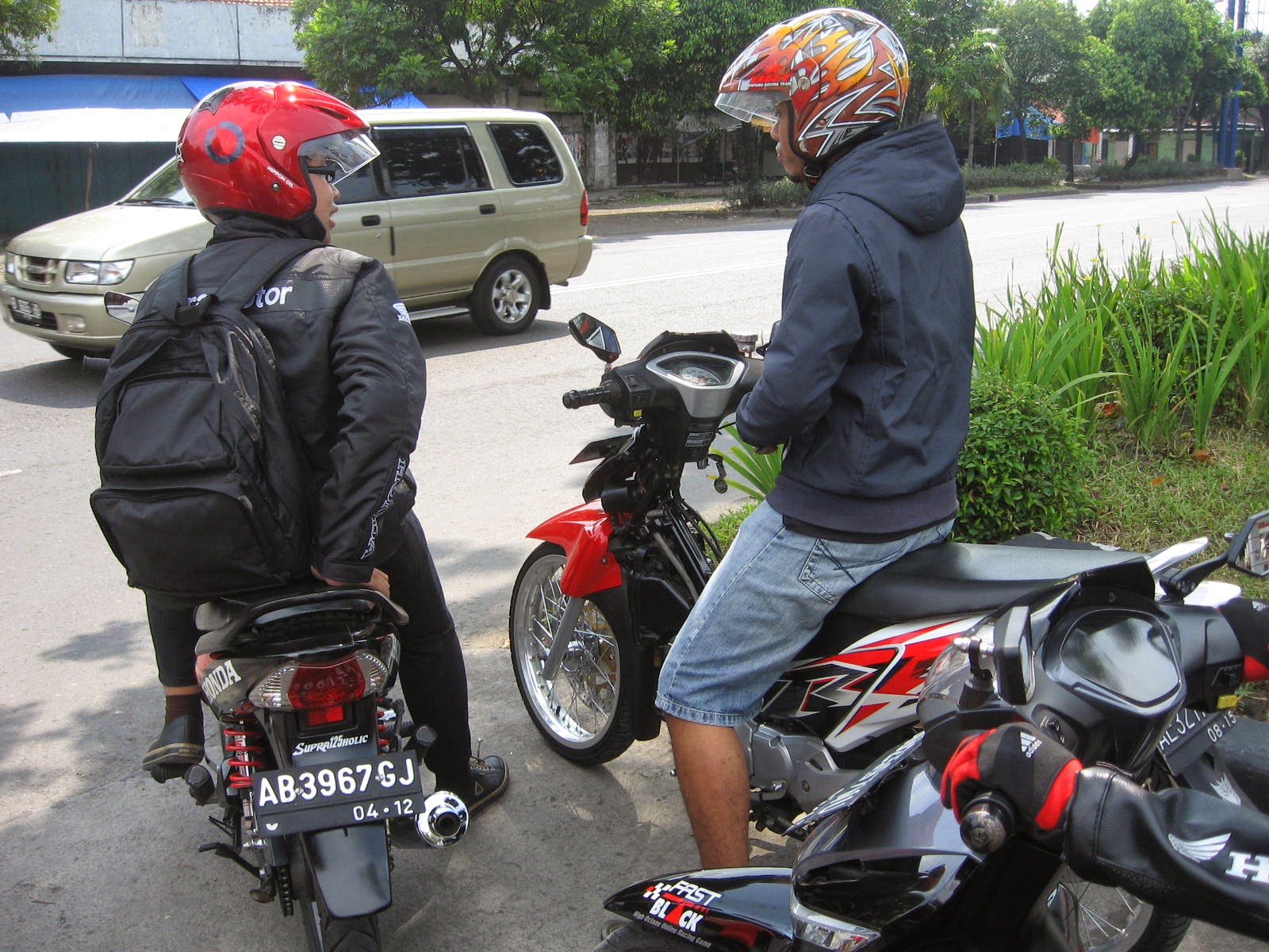 Supra X Modifikasi Touring