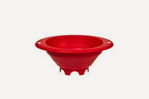  Prepworks From Progressive International Collapsible Colander, 1.5-Quart, Red