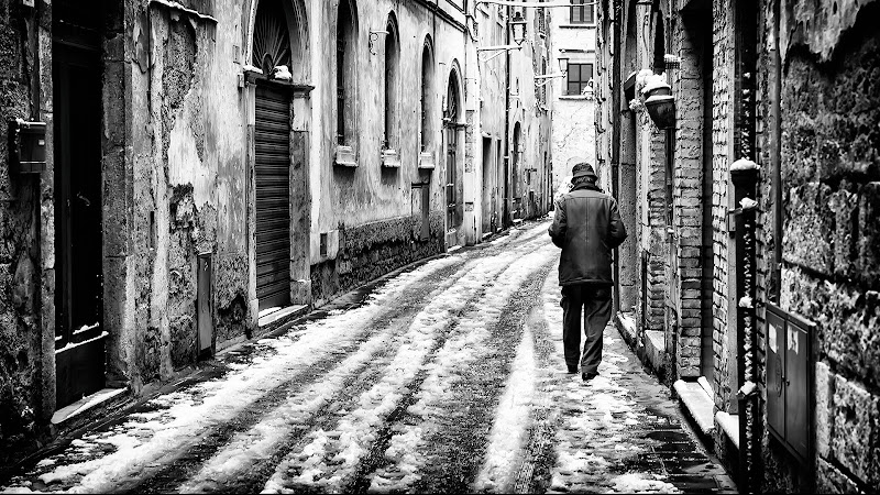 La neve sul borgo di utente cancellato