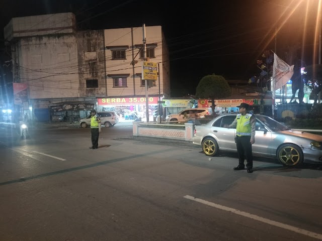 Polres Tebing Tinggi Gencar Patroli Dialogis Cegah Kejahatan Ditempat Keramaian