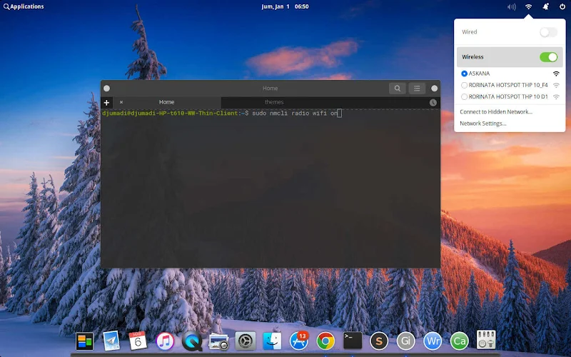 Cara Enable Wireless di Elementary OS 5.1 Hera Cara Enable Wireless di Elementary OS 5.1 Hera
