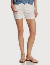 <br />Lucky Brand Women's Laguna Short with Embroidered Stars In Pearl