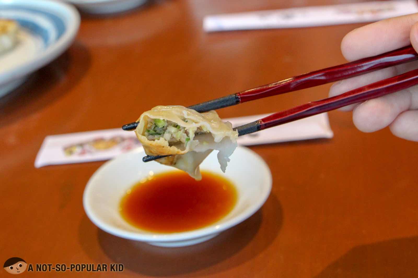 Gyoza in Washoku Musashi-Tei, Japanese Restaurant