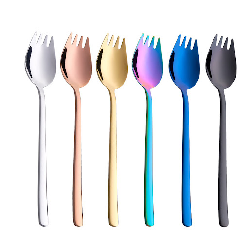 Title 2, Household Minimalist Stainless Steel Salad Spoo...