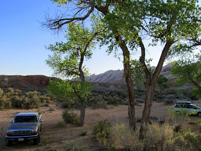 Camp spot on Friday evening