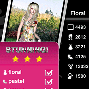 Style Me Girl Level 25 - Floral - Sarah - Stunning! Three Stars