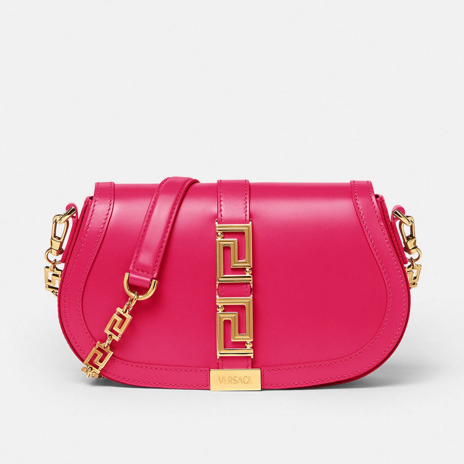 The Versace Unveils The Greca Goddess Top Handle Bag