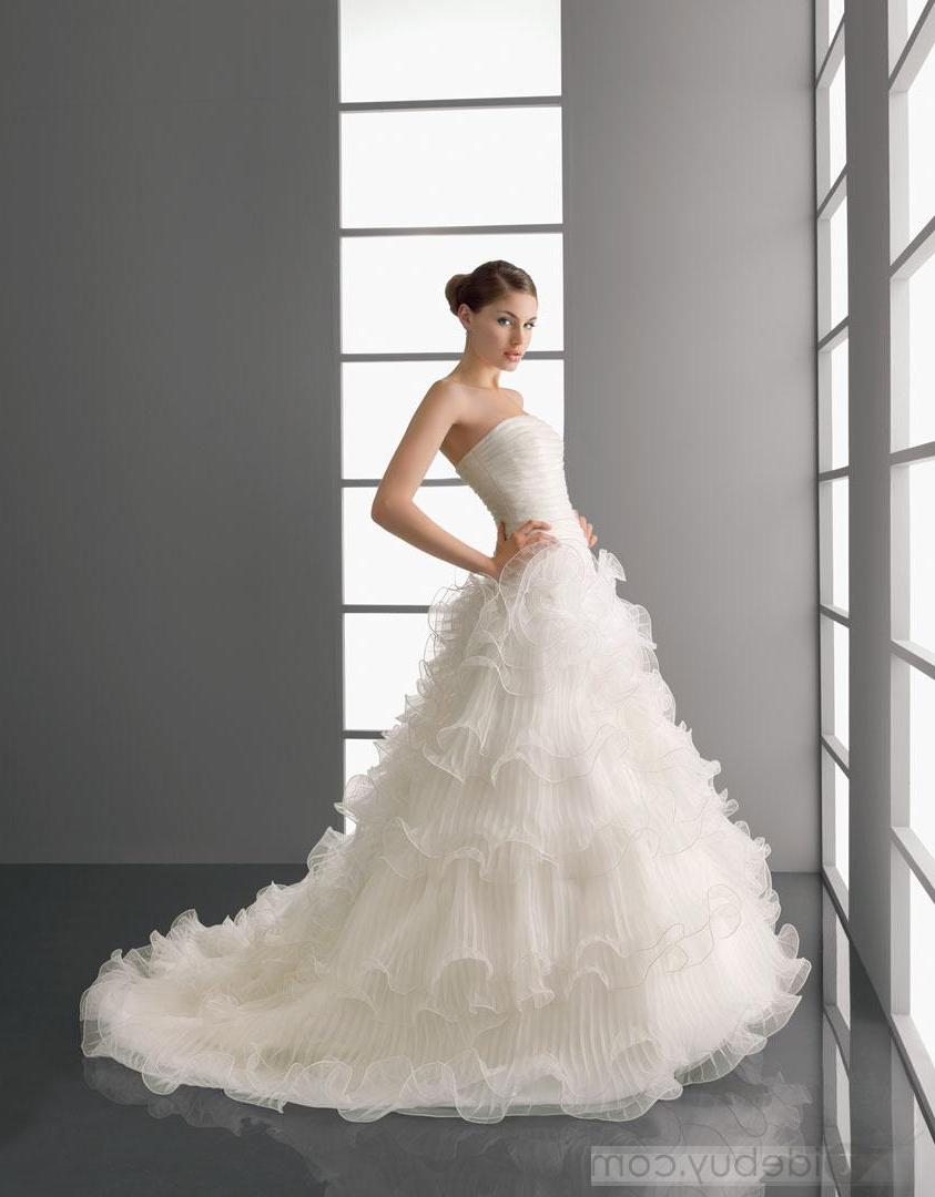 Tiered Wedding Dresses