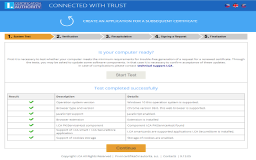 I.CA PKI Service Component