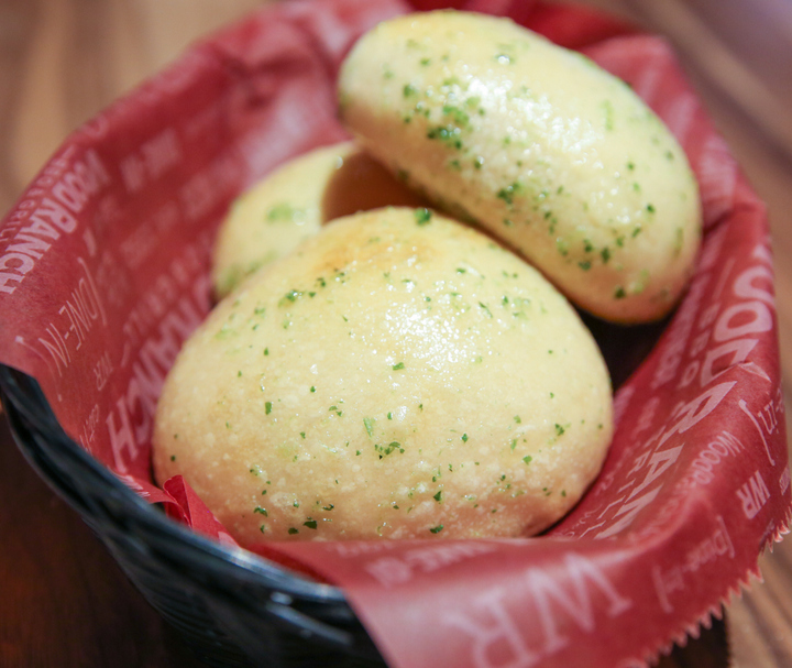 overhead photo of Garlic Bread Rolls