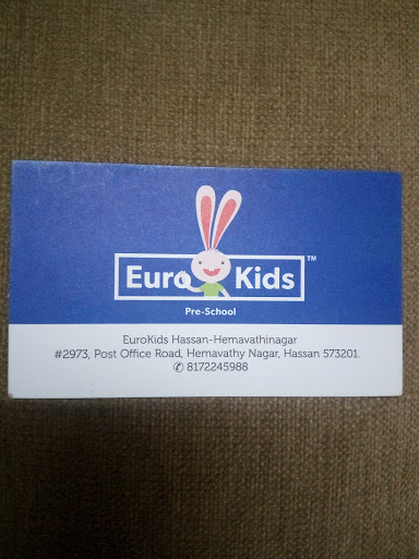 Eurokids, #2973, Post Office Road,, Hemavathy Nagar,, Hassan, Karnataka 573201, India, Kindergarten_School, state KA