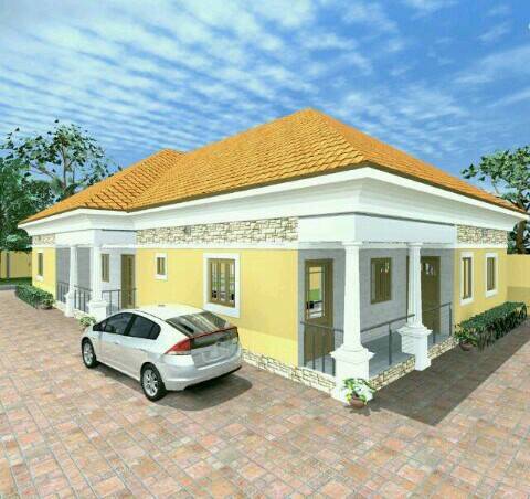 3 Bedroom Bungalow Design Attached 1 Bedroom Self Contain