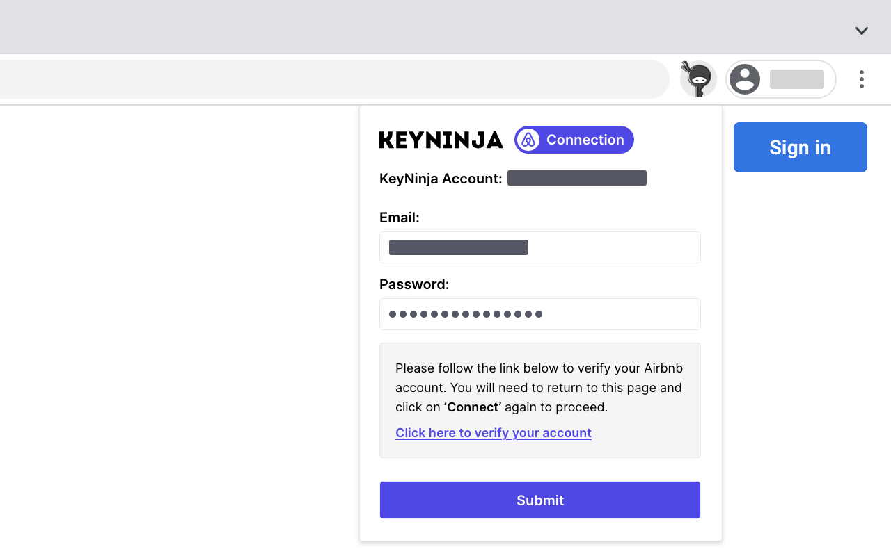 KeyNinja - Connect your Airbnb account Preview image 0